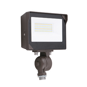Product image for LED FLOODS 15/25W 2137-3809lm 120-277V 3000/4000/5000K KNUCKLE BRONZE