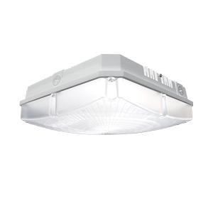 Product image for Square LED Canopy/Garage Light 40/60/70W 4 800-9 288LM 120-347V 3000/4000/5000K, WHITE, PHOTOCELL INTEGRATED AND CONTROL READY