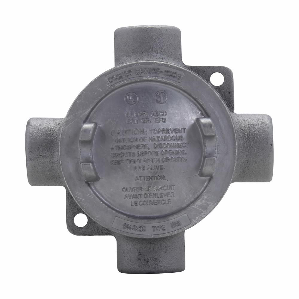 Product image for 1/2 Y IRON GRP AB ROUND BASE OUTLET CVR