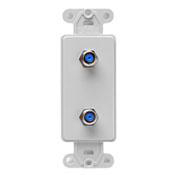 Product image for Insert FxF connector wall jack grey