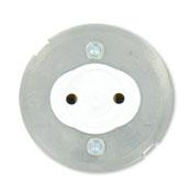 Product image for Lamp holder thrmplst bi-pin 660V 660W wht