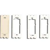 Product image for Adapter standard 1-gang plastic white