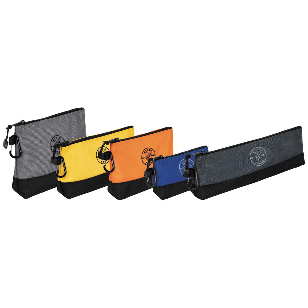 KLEIN 55569 TOOL STAND UP ZIPPER BAGS 5PACK