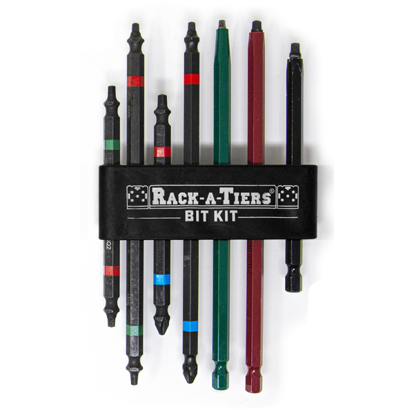 Product image for RACK_A_TIERS 72711 TOOL BIT SET IMPACT ROUGH IN 7 PIECE