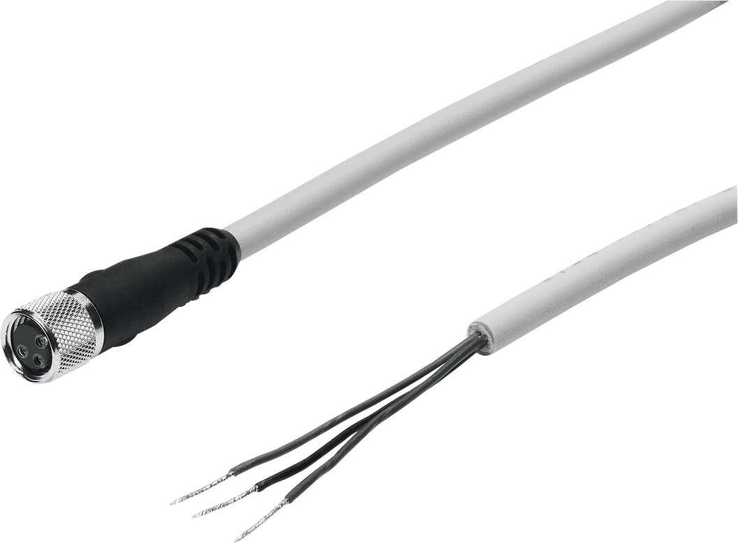 Product image for FESTO 159420 SIM-M8-3GD-25-PU CONNECTING CABLE