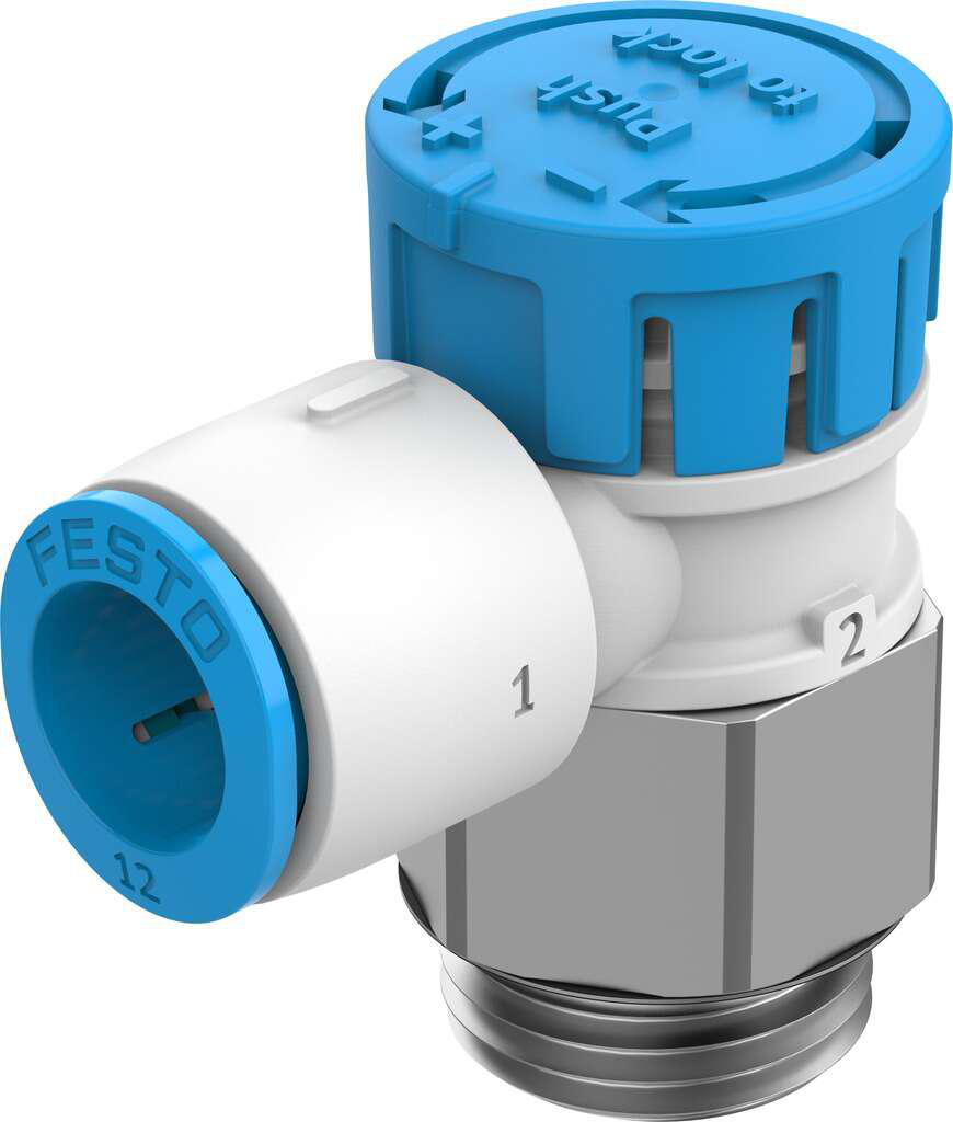 Product image for FESTO 8068733 VFOE-LE-T-G12-G12 ONE-WAY FLOW CONTROL VALVE