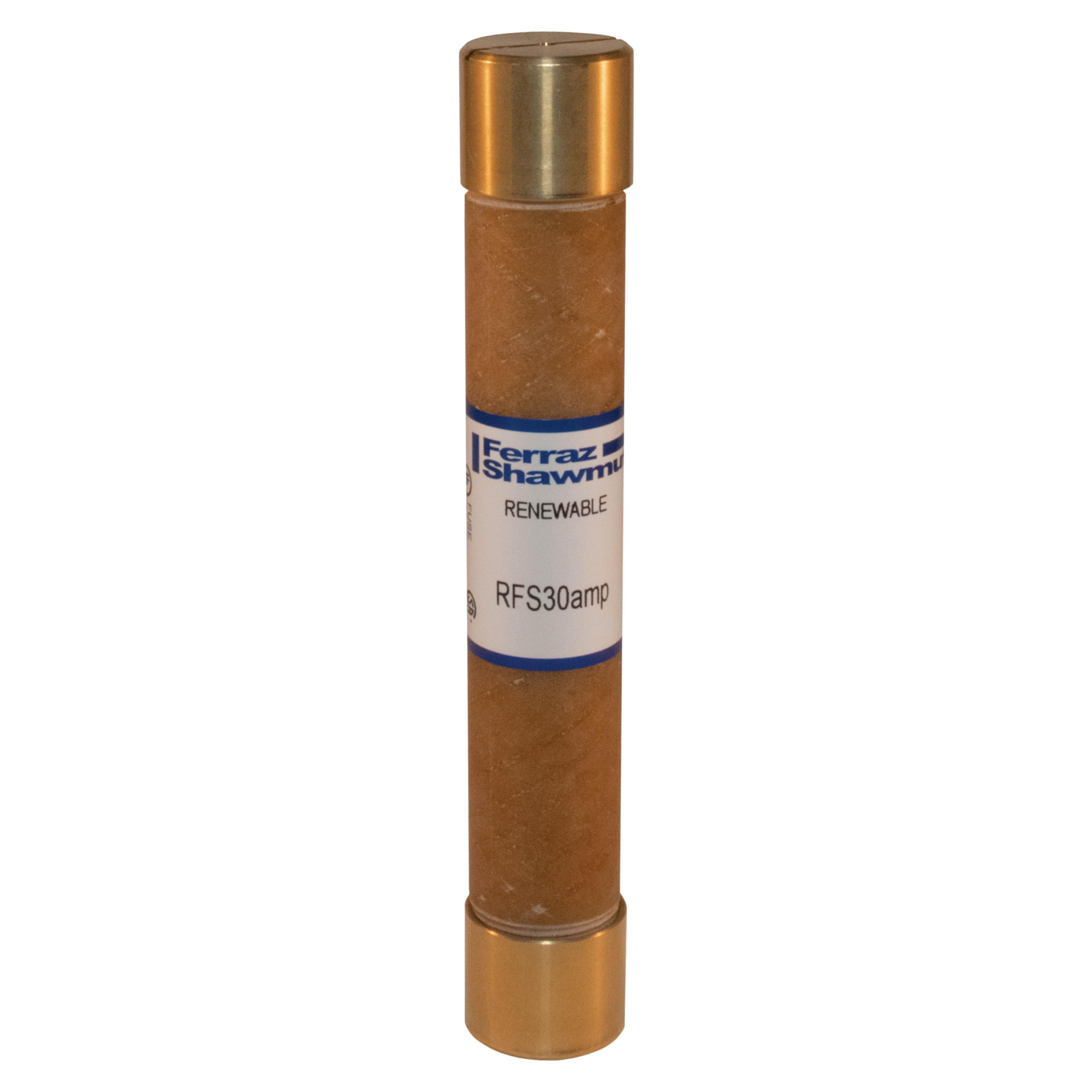 Product image for Fuse RFS - Class H - Fast-Acting 600VAC 30A Ferrule