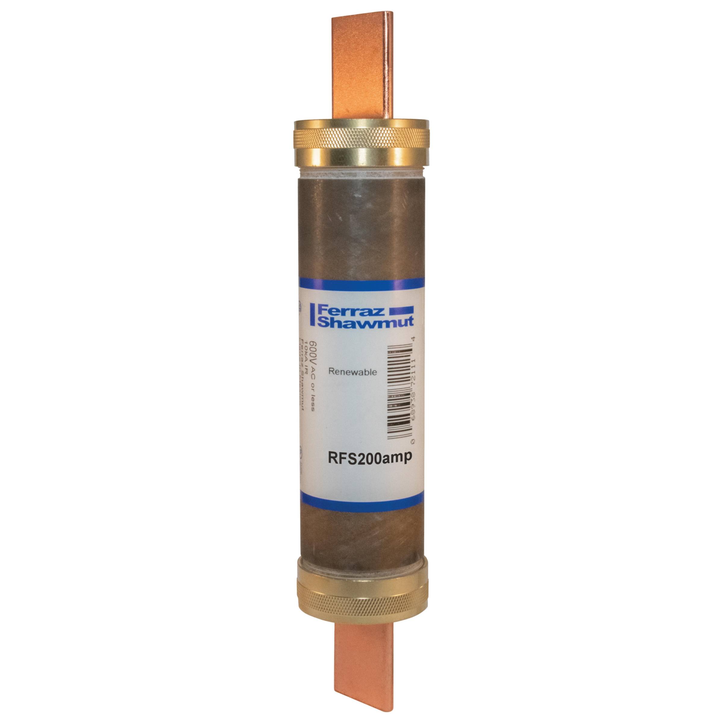 Product image for Fuse RFS - Class H - Fast-Acting 600VAC 200A Blade