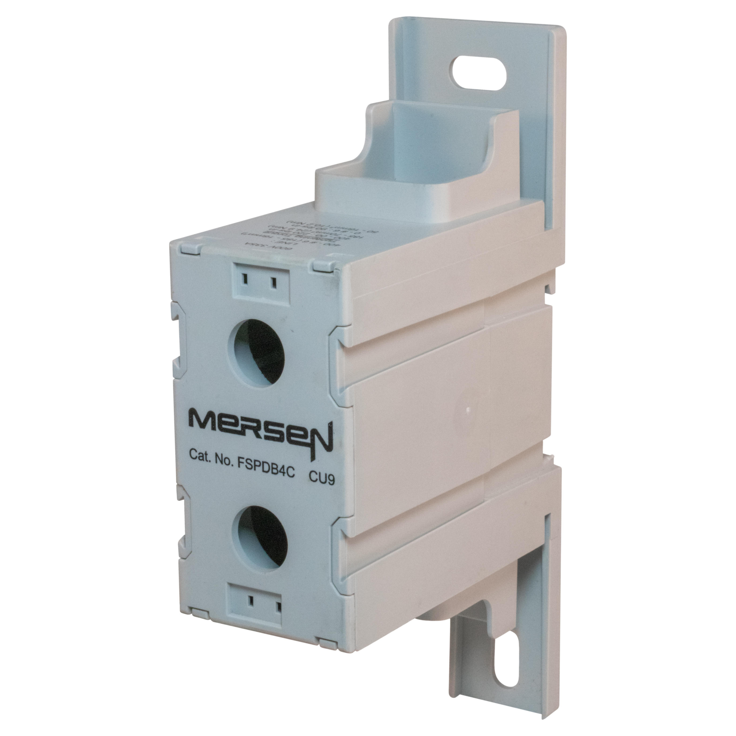 Product image for FSPDB Series UL 1059 Finger-Safe Power Distribution Block 600V 335A - 335A 1-Pole 1 - 1 openings; 400 - #6 --- 400 - #6