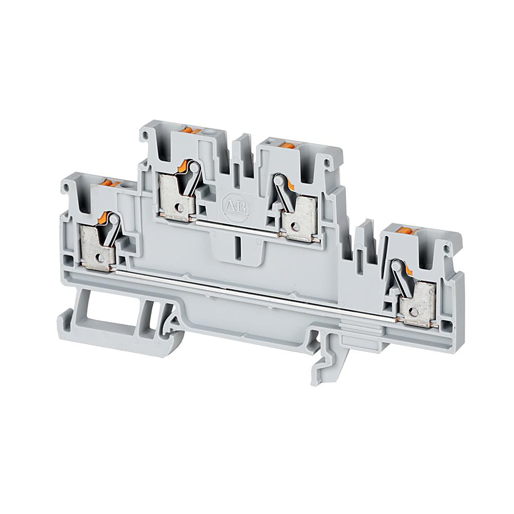 Product image for IEC Feed-Through Push-in Terminal Block