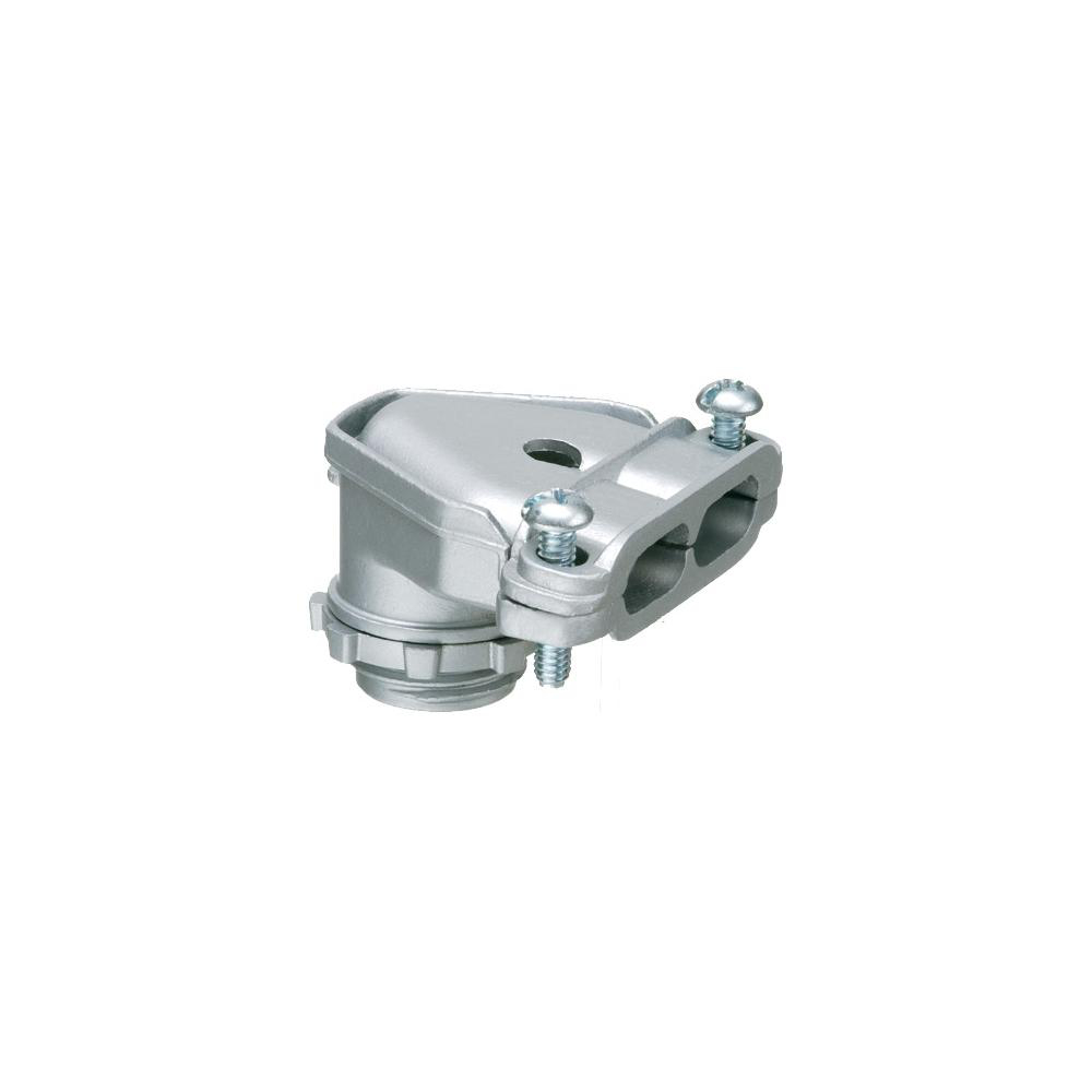 Product image for Box connector duplex 3/8in 90..