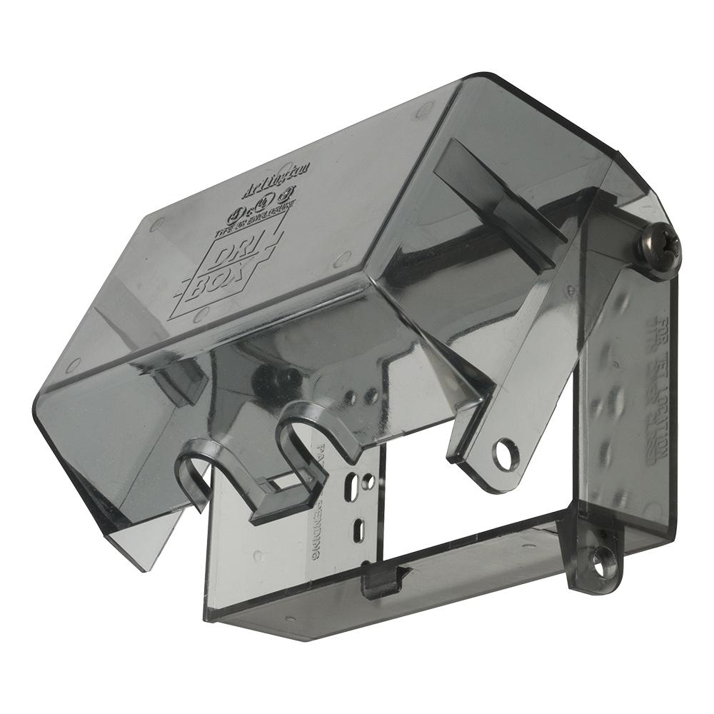 Product image for Box cover and base 1 gang clear