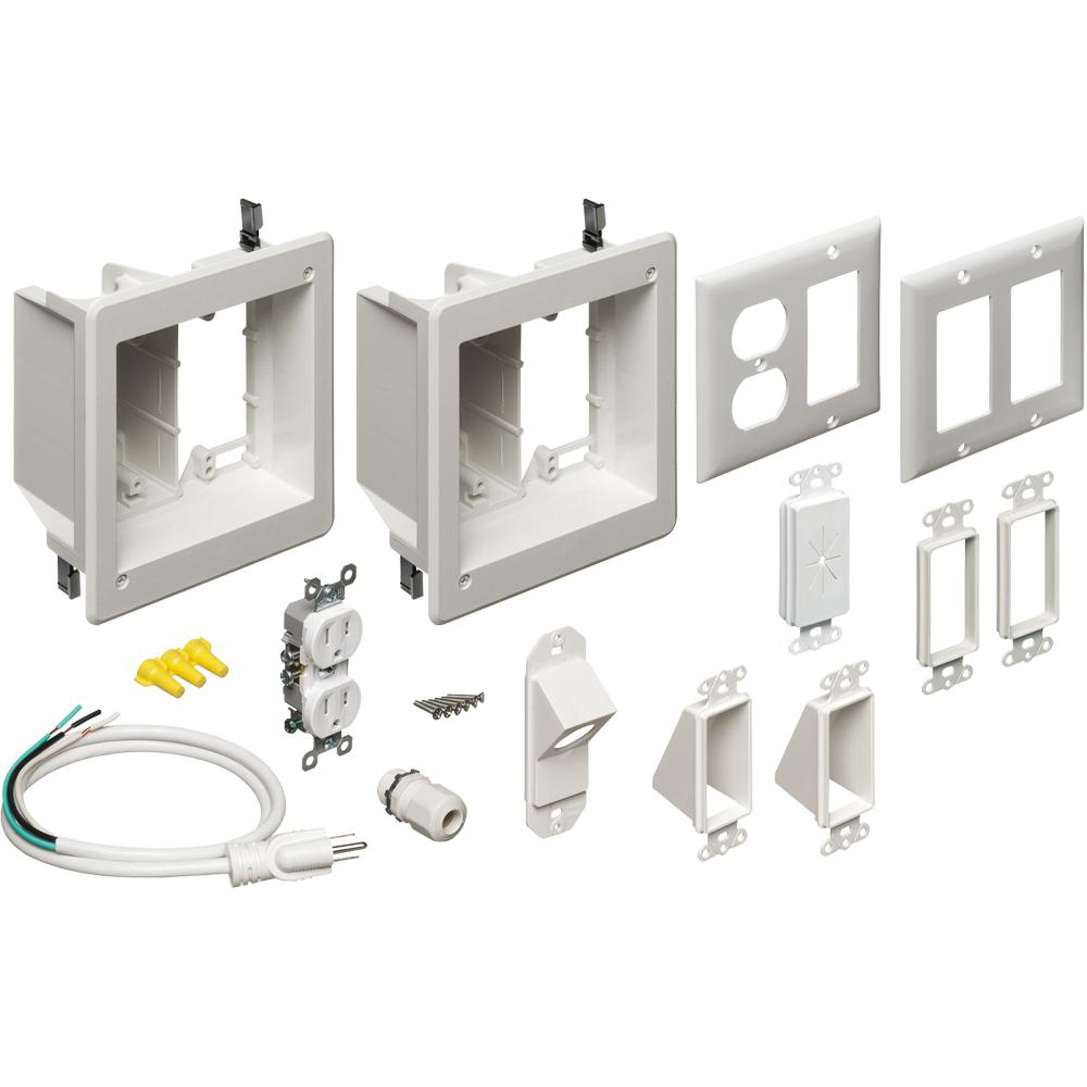 Product image for Kit bridge combo box power/low voltage 18cu-in