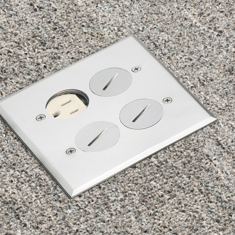 Product image for 2 GANG NICKEL FBOX KIT