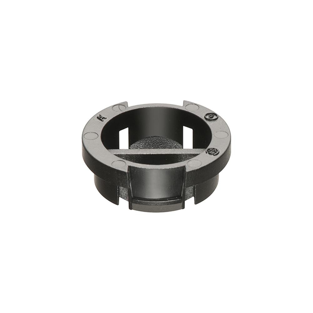 Product image for ARLINGTON NM942 BLACK PLASTIC BUTTON CONNECTOR 1/2" TWO SEPARATE OPENINGS FOR CABLE