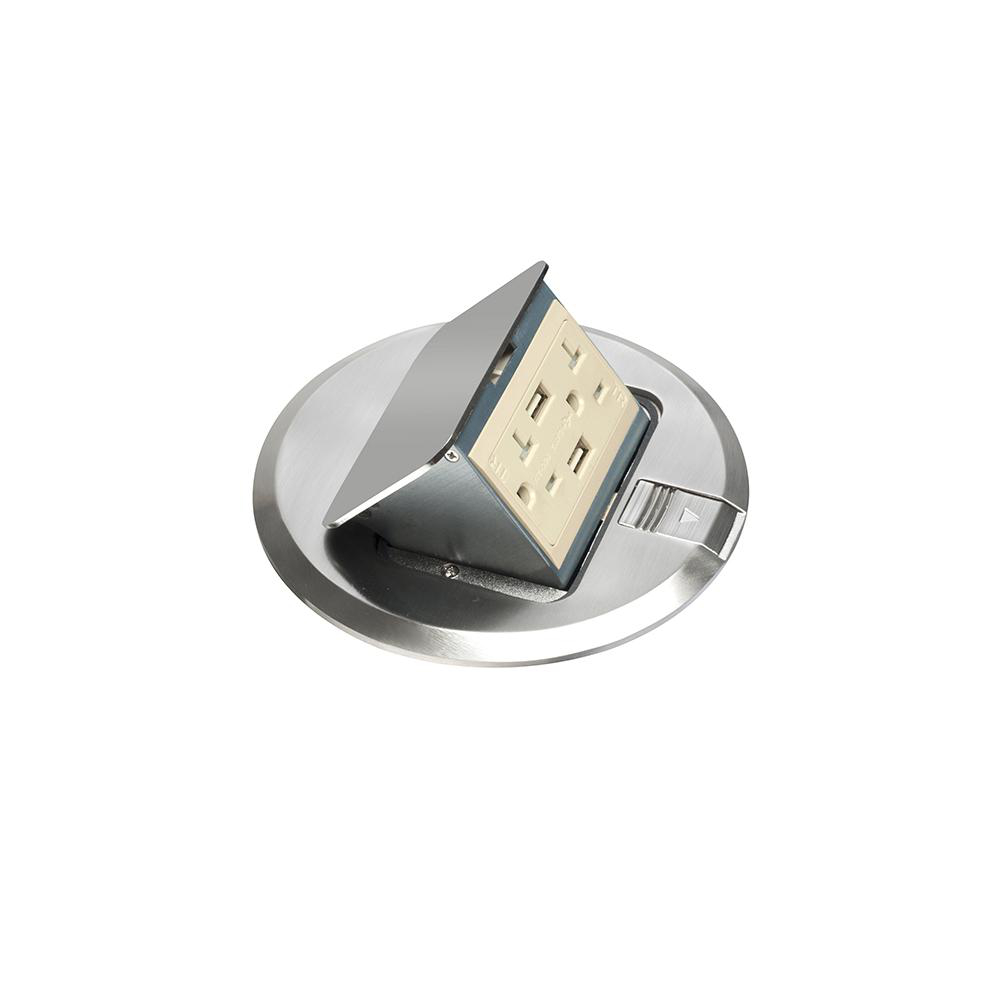 Product image for NKL POP-UP CVR W/RECPT TWO USB PORTS