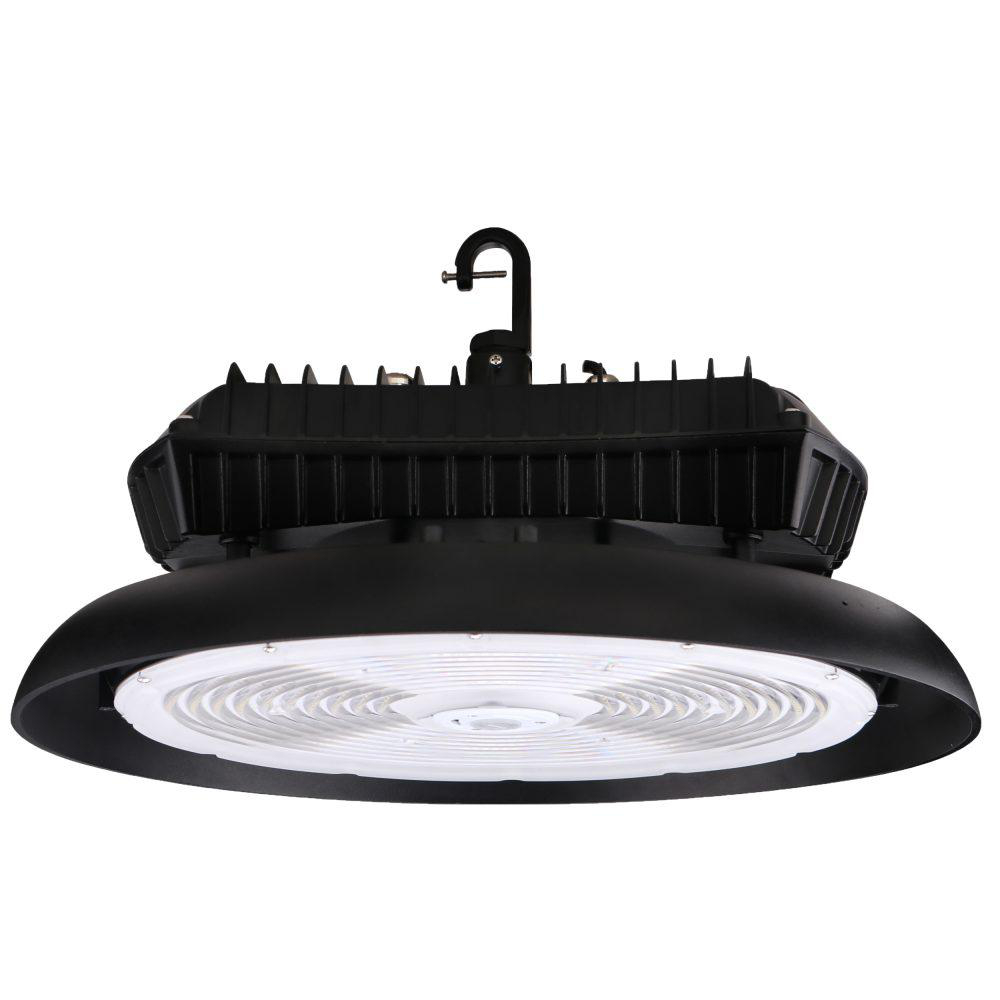 Product image for High Bay LED RHB3S-LED300: 300W 120-347V 5000K Matte Black Finish Dimmable Polycarbonate Lens NSF Certified NEMA 4X