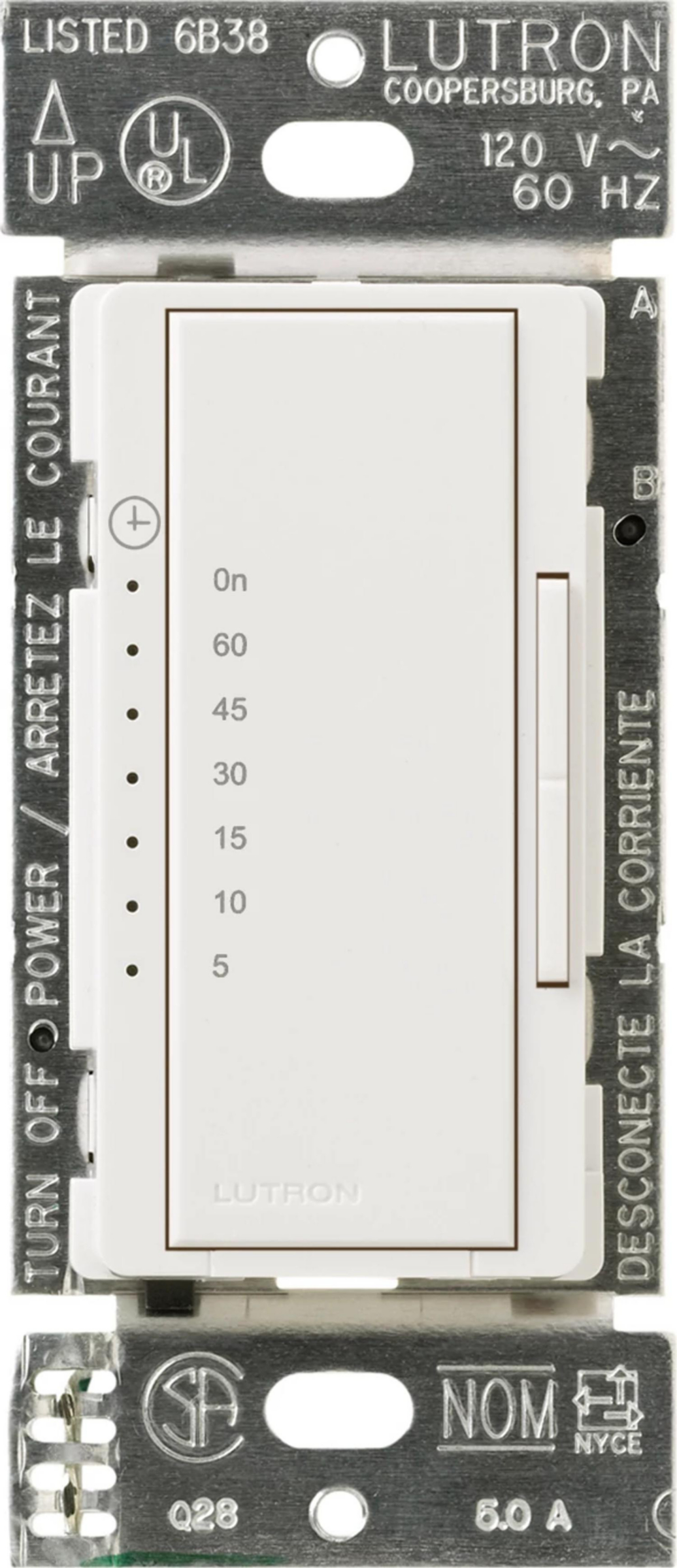 Product image for Timer countdown full-on 1-pole 5A 120V 600W snow