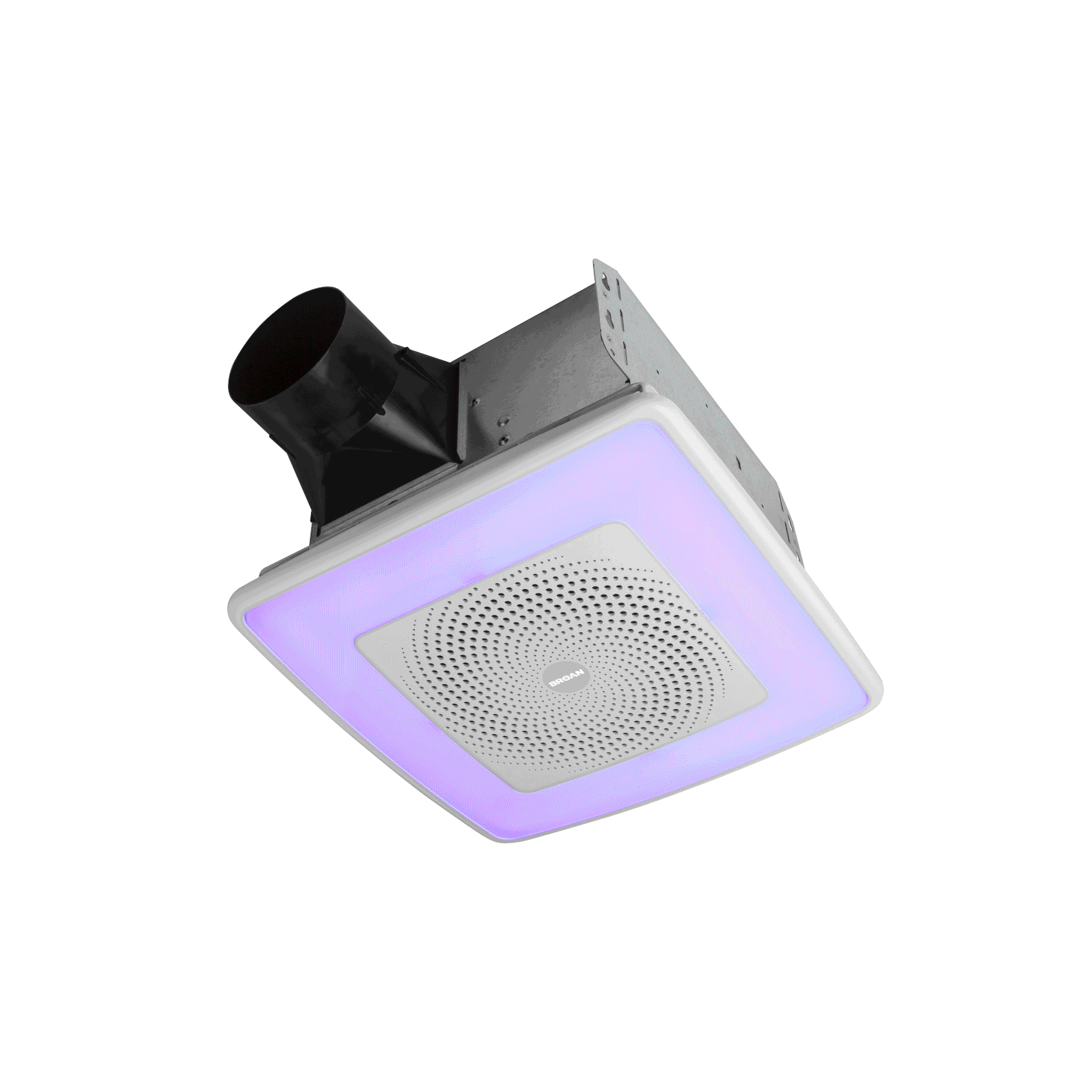 Product image for BROAN SPK110RGBL FAN WITH SPEAKER BLUETOOTH QT 110CFM 1.5 SONNE W/RGB LIGHT