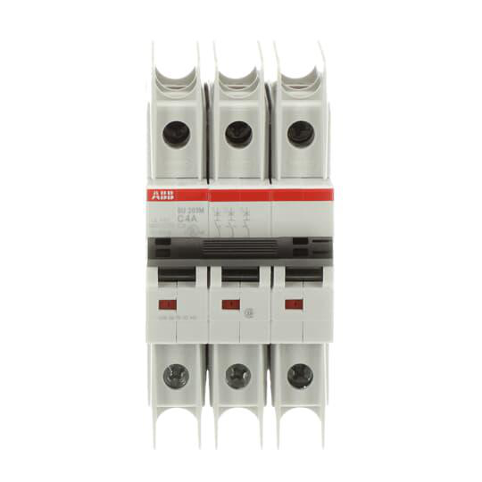 Product image for UL489 MCB 3P C 4A 480/277
