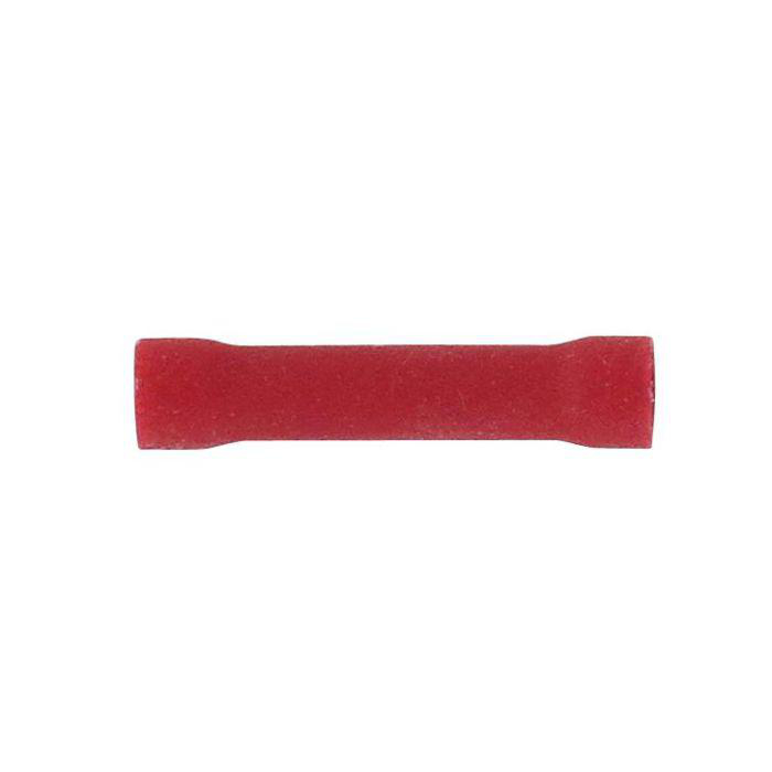 Product image for KSPEC BUTT CONN PVC 22-18GA RED 100PK