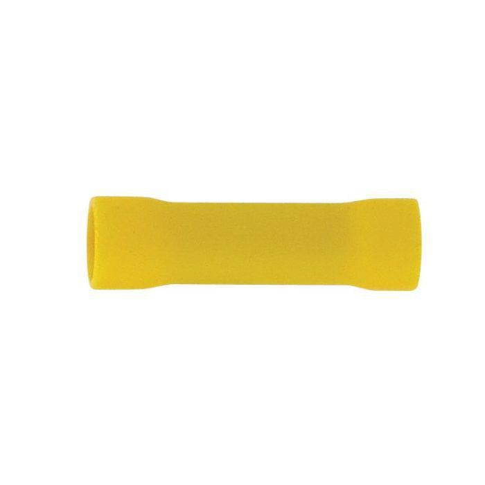 Product image for KSPEC BUTT CONN PVC 12-10GA YEL 100PK