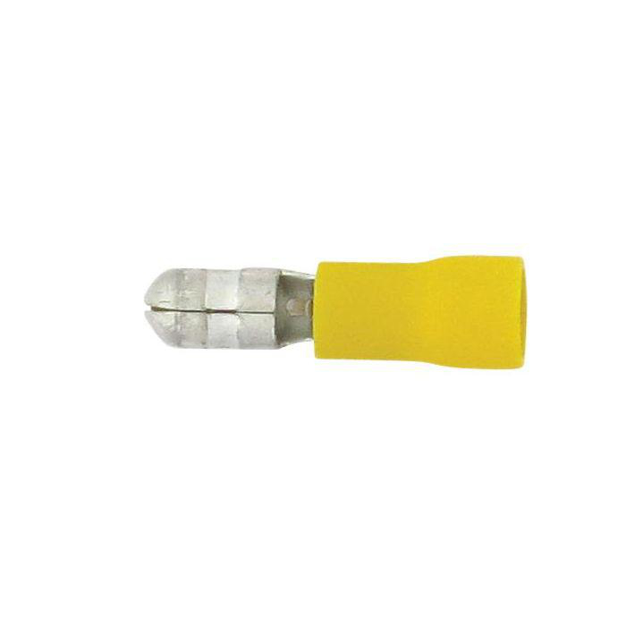 Product image for KSPEC MAL BULLET 12-10GA .156 PVC YEL 100PK
