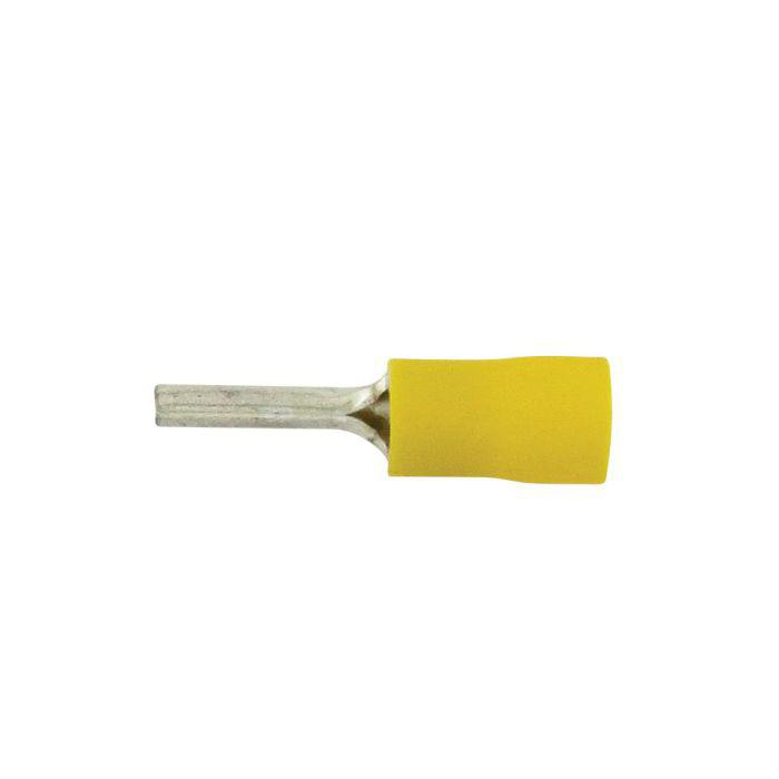 Product image for KSPEC PIN TERMINAL 12-10GA YELLOW 100PK