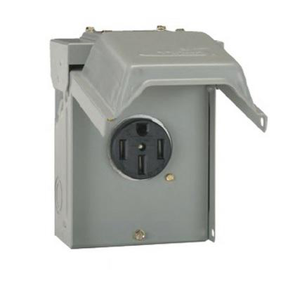 Product image for HYDEL U054 POWER OUTLET SINGLE RECEPATCLE 50AMP