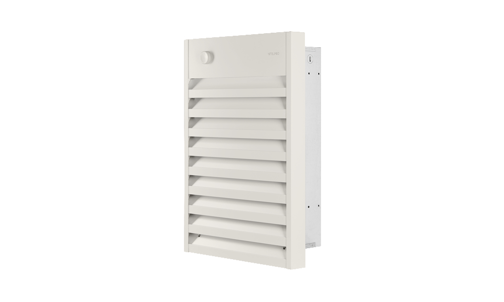 Product image for WALL FAN ALUMINUM SOFT WHITE 240V 1500W 240V