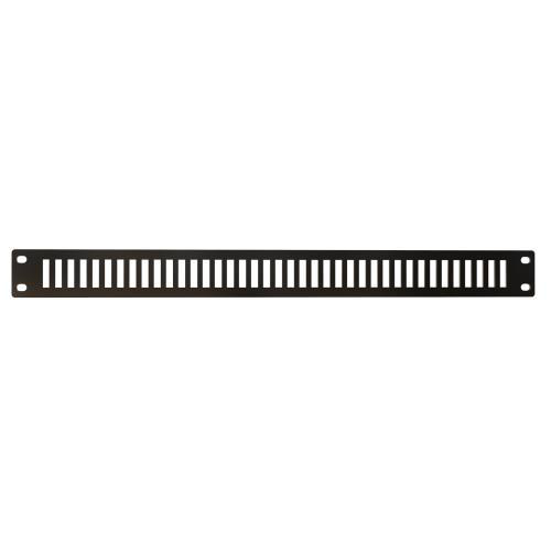 Product image for 1U SLOTTED ALUM VENTED PANEL