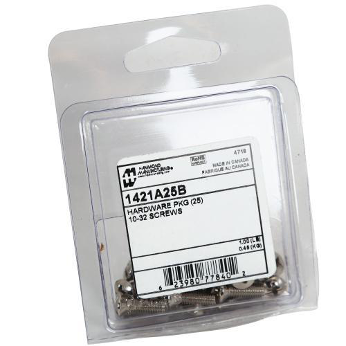 Product image for 25PK 10-32 COUNTERSUNK SCREWS