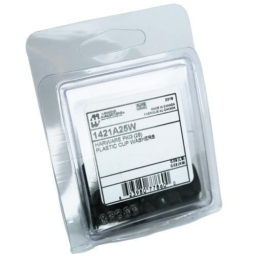 Product image for 25PK BLACK PLASTIC CUP WASHER
