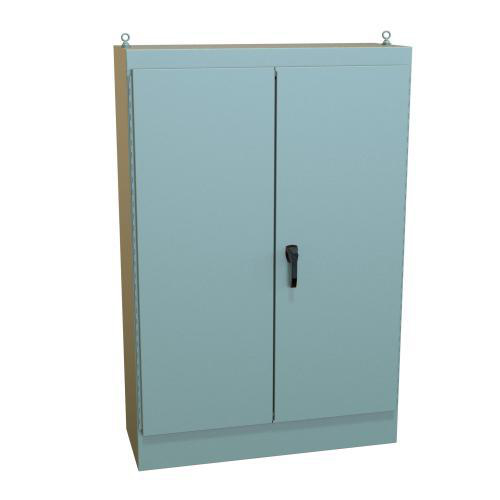 Product image for Enclosure fs 2-dr mild stl gry 72x36x18in NEMA12