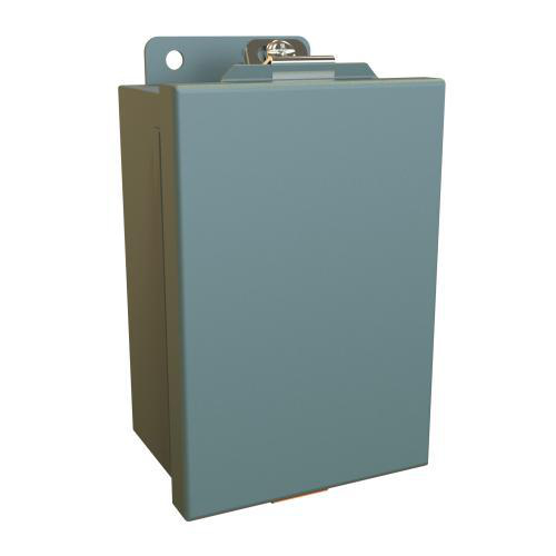 Product image for HAMMOND 1414N4PHC ENCLOSURE 6X4X3 JIC CONTINUOUS HINGE CLAMPED COVER WITH PANEL WATERTITE NEMA4 NEMA4X