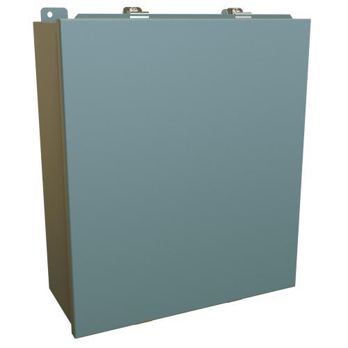 Product image for Enclosure hinge-cover ms grey 16x14x6in NEMA4