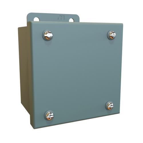 Product image for Enclosure lift-off cover ms grey 4X4X3in NEMA12