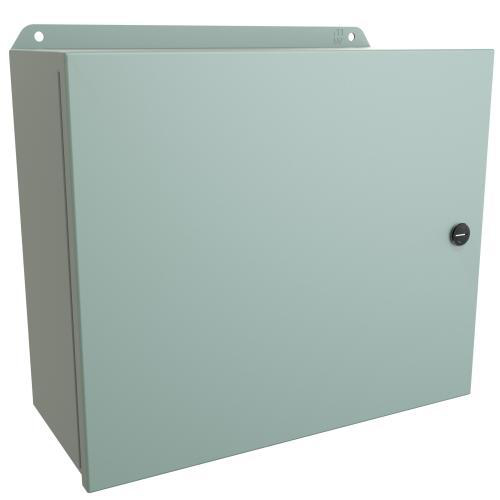 Product image for Enclosure hinge-cvr mild stl gry 12x14x6in NEMA4