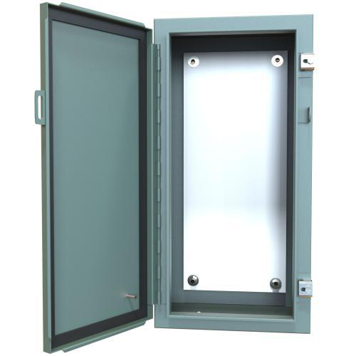 Product image for Enclosure wall mount ms grey 24x12x8in NEMA12