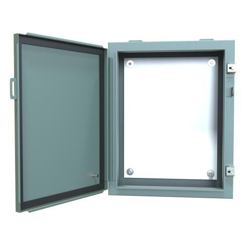 Product image for Enclosure wall mount ms grey 20x16x6in NEMA12