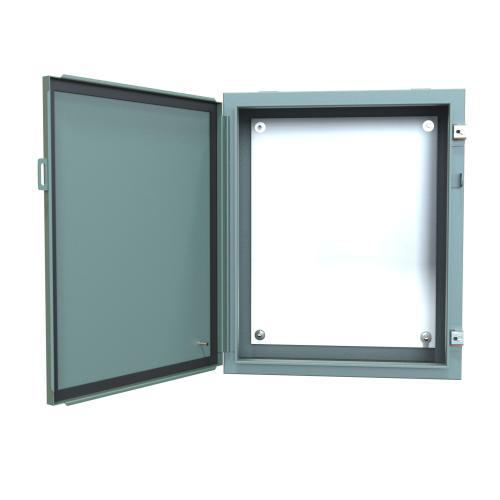 Product image for Enclosure wall mount ms grey 24x20x8in NEMA12