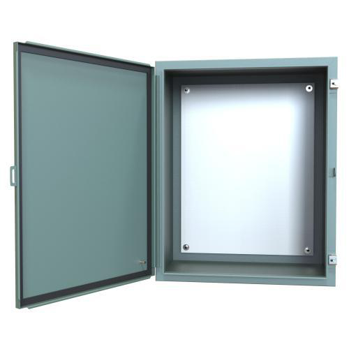 Product image for Enclosure wall mount ms grey 30x24x16in NEMA12