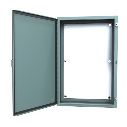 Product image for Enclosure wall mount ms grey 36x24x10in NEMA12