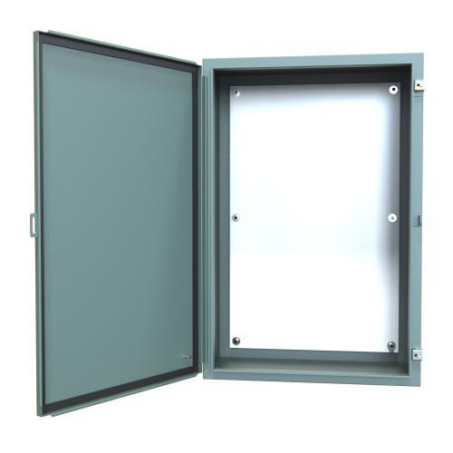Product image for Enclosure wall mount ms grey 36x24x12in NEMA12