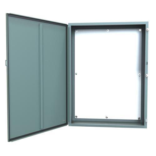 Product image for Enclosure wall mount ms grey 48x36x12in NEMA12