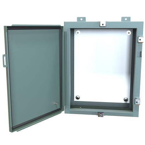 Product image for Enclosure wall mount ms grey 20x16x6in NEMA4