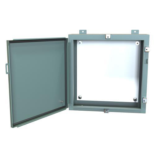 Product image for Enclosure wall mount ms grey 20x20x6in NEMA4