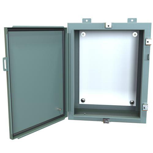 Product image for Enclosure wall mount ms grey 20x16x8in NEMA4