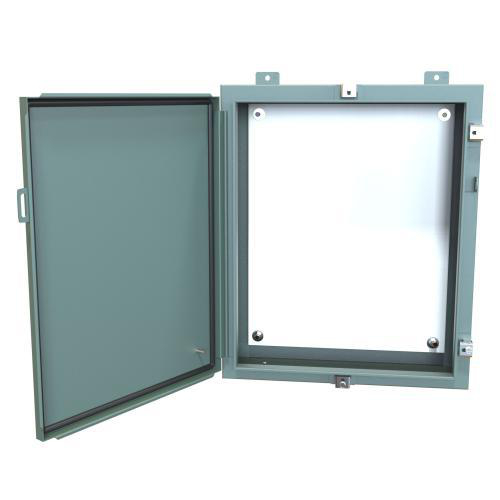 Product image for Enclosure wall mount ms grey 24x20x6in NEMA4