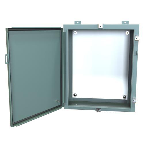 Product image for Enclosure wall mount ms grey 24x20x8in NEMA4